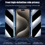 Matte Privacy Ceramic Film iPhone Screen Protector