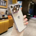 Protect Your Lens: Plating TPU Clear Shockproof iPhone Case