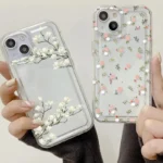 Clear Flower iPhone Case