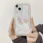 Clear Flower iPhone Case