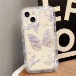 Clear Flower iPhone Case