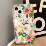 Clear Flower iPhone Case