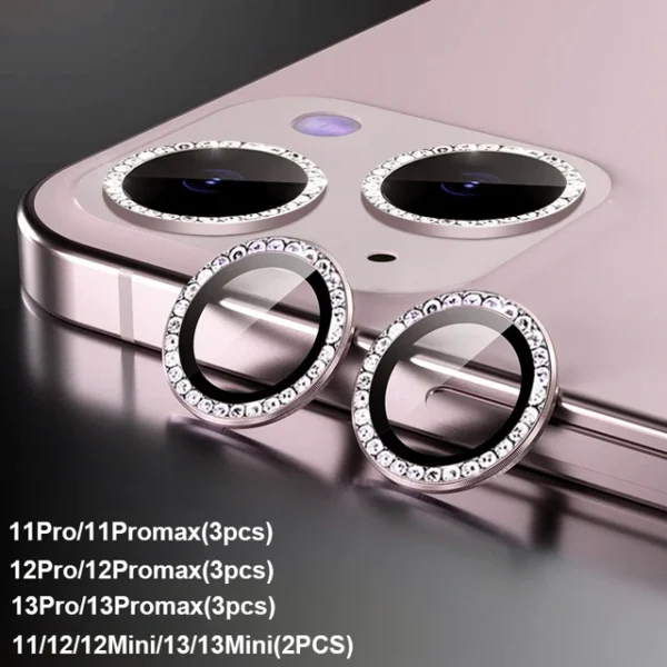 Diamond Glitter Camera Protection iPhone