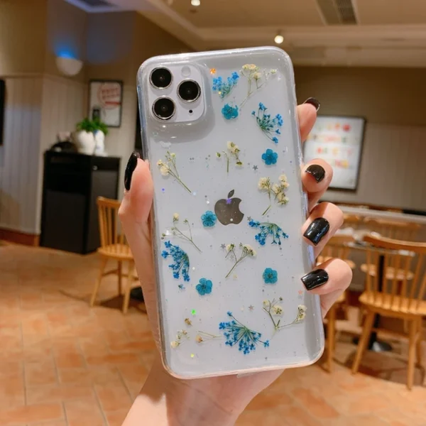 Dry Flower Transparent iPhone Case