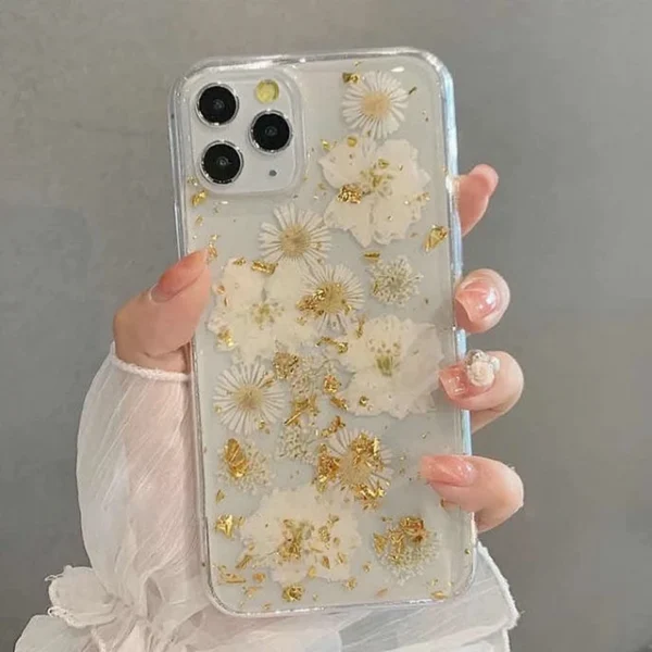 Dry Flower Transparent iPhone Case