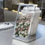 Floral Fusion iPhone Clear Soft Case