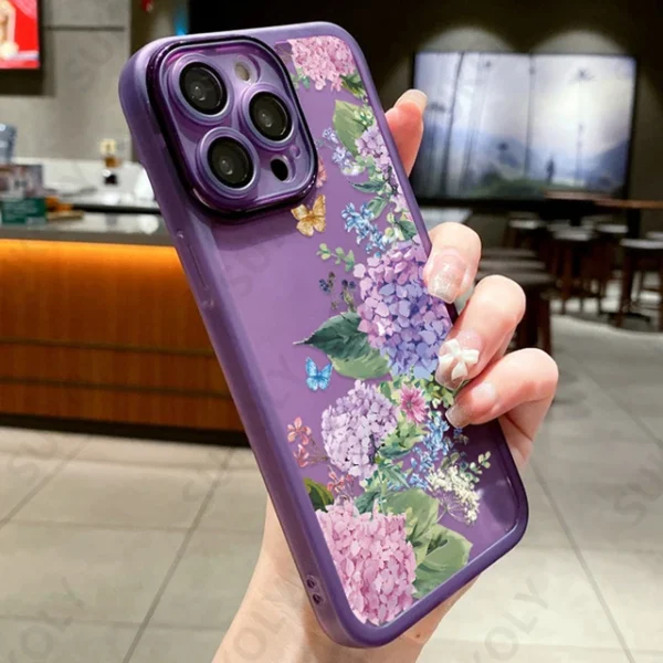 Flower Soft Silicone iPhone Case