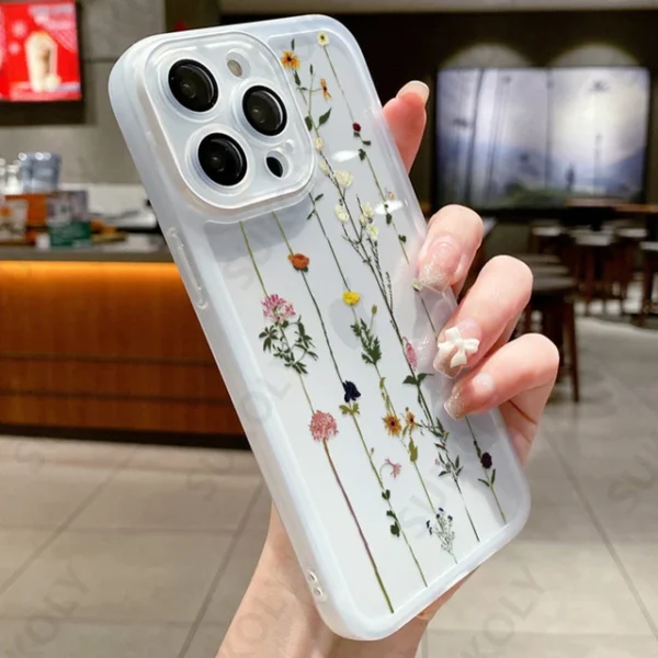 Flower Soft Silicone iPhone Case