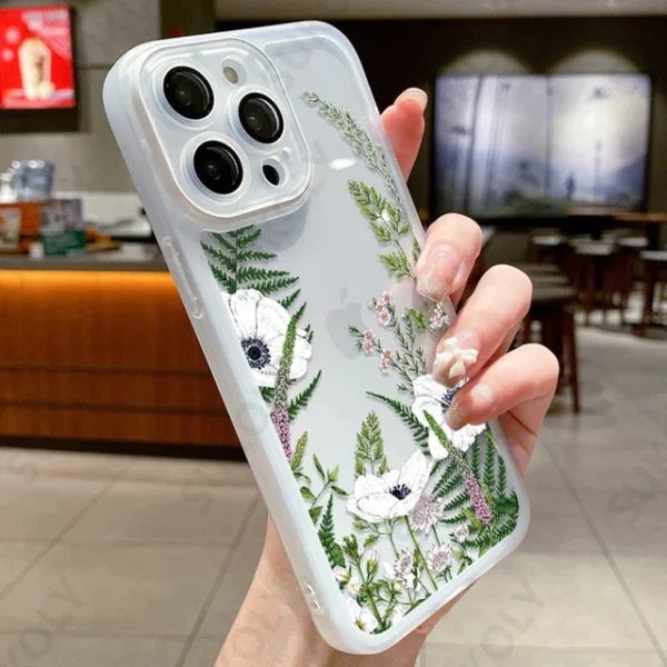 Flower Soft Silicone iPhone Case