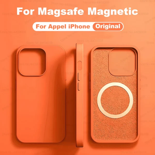 Magsafe Original Liquid Silicone Magnetic Case iPhone