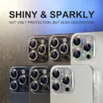 Glitter Bling Metal Glass Camera Lens Protector iPhone