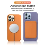 Luxury Magsafe Magnetic Leather iPhone Case