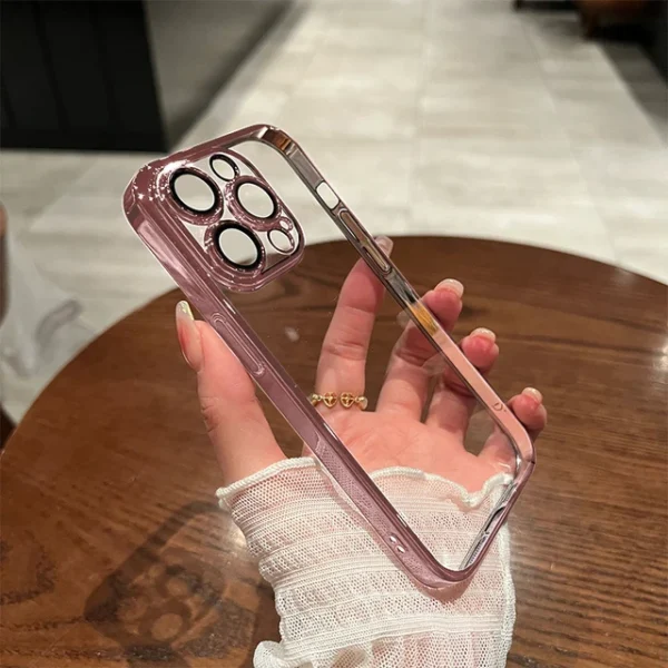 Luxury Plating Clear iPhone Case