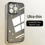 Luxury Transparent Hard PC iPhone Cover