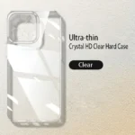 Slim and Stylish: Luxury Transparent Hard PC iPhone Cover