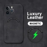 Magnetic Magsafe Leather iPhone Case