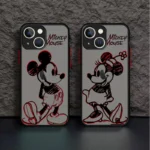 Disney Mickey Minnie Mouse Print Bumper Luxury iPhone Cover