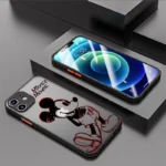 Disney Mickey Minnie Mouse Print Bumper Luxury iPhone Cover