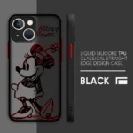 Disney Mickey Minnie Mouse Print Bumper Luxury iPhone Cover