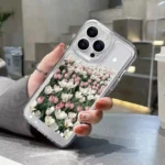 Floral Fusion iPhone Clear Soft Case