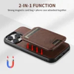 Wallet iPhone Case Magnetic Pocket Cover