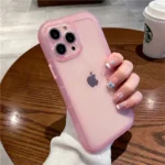 Shockproof Silicone Bumper Clear iPhone Case