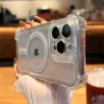 Shockproof Magnetic Transparent iPhone Case