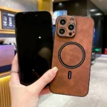 Wireless Charge Leather iPhone Case