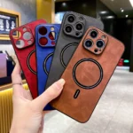 Wireless Charge Leather iPhone Case