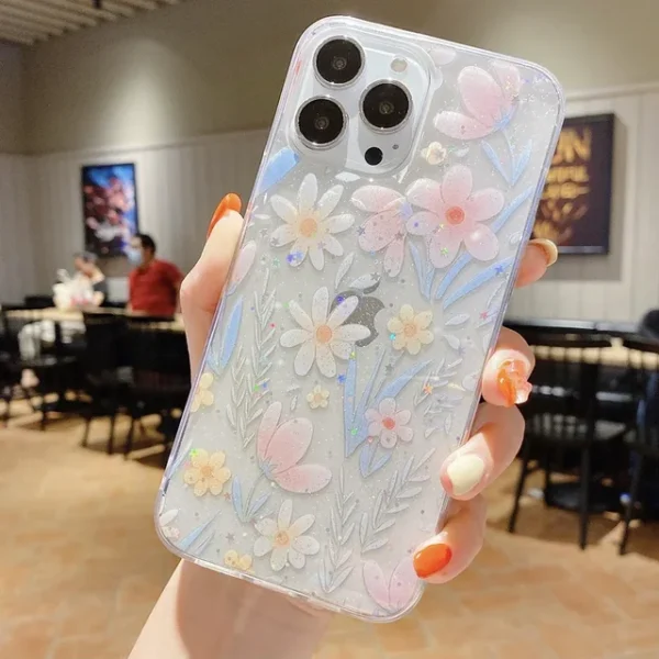 Cute Real Dry Flower iPhone Case