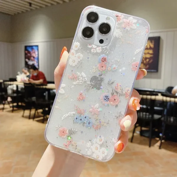 Cute Real Dry Flower iPhone Case