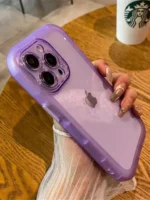 Shockproof Silicone Bumper Clear iPhone Case