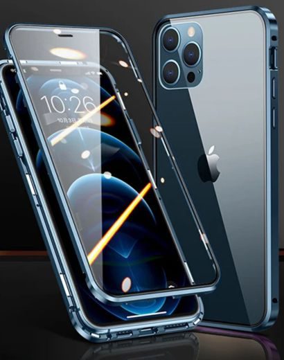 Luxury Transparent Glass iPhone Cases